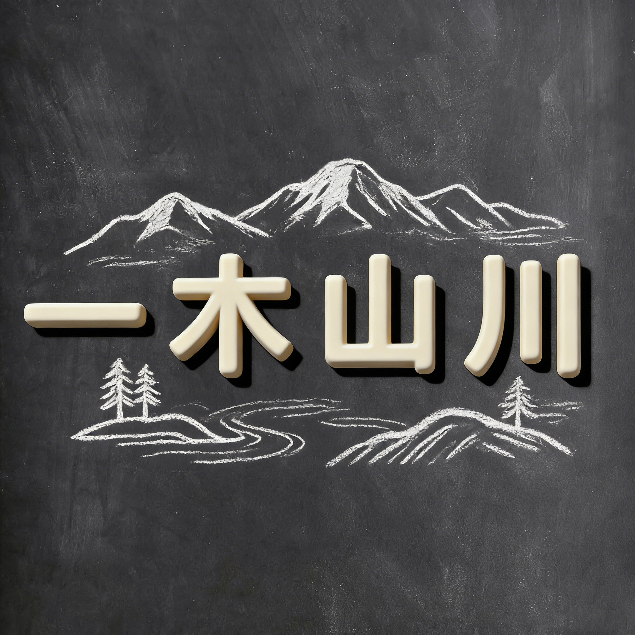 一木山川原木家具源头工厂企业店的LOGO