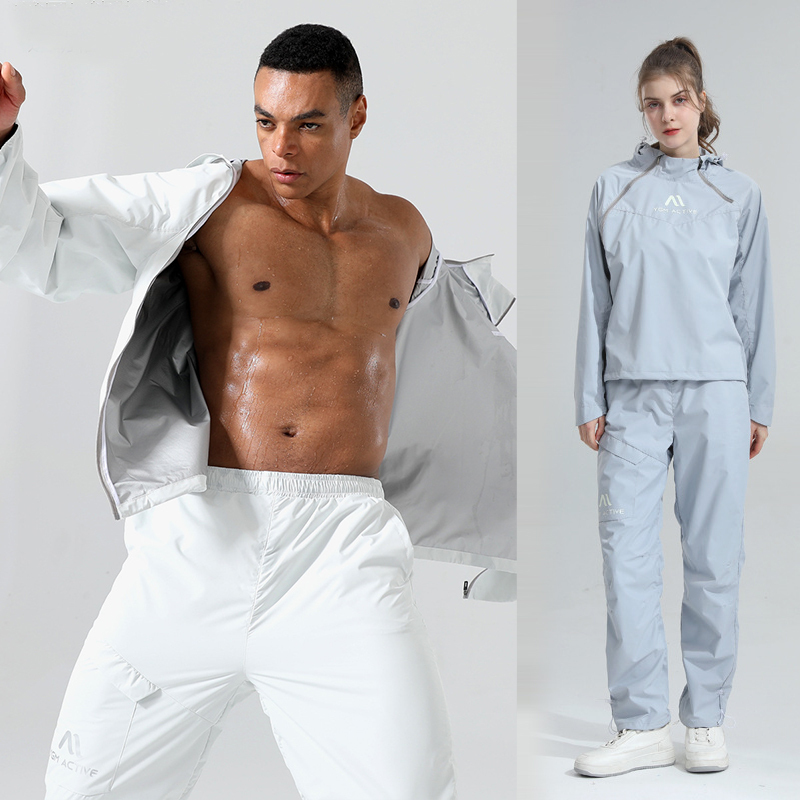 Sweat Suit for Men and Women, Martial Arts, Boxing, Running, Body Control, Sweating, Weight Loss, Sports Training, Weight Loss Clothing
