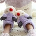 Với show diễn mùa đông mới, giày cotton nữ dép nữ có túi chống trượt với phim hoạt hình chống trượt cho phụ nữ mang thai sau tháng