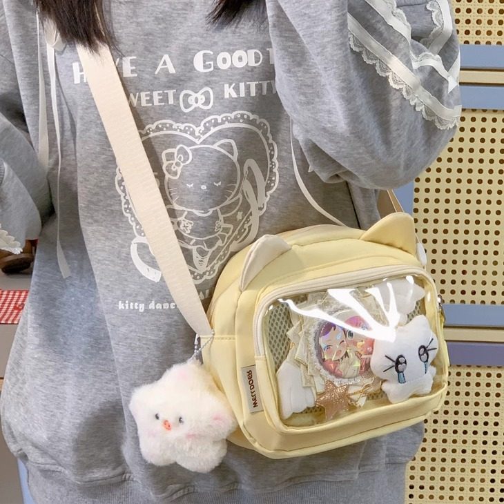 Сумка-мессенджер для девочек, новинка 2025 года, мини-сумка, милая сумка для боли, сумка для мобильного телефона для девочек, детская сумка-мессенджер для прогулок, женская сумка-мессенджер