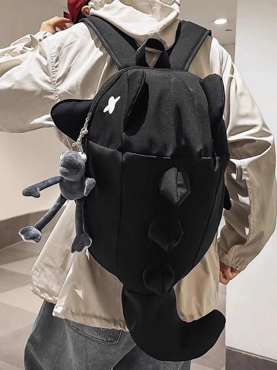 Shark Backpack, Men's American Style Junior High School Student Backpack, Elementary School Student Backpack, Children's Boy's Backpack, Boy's Outdoor Shoulder Bag