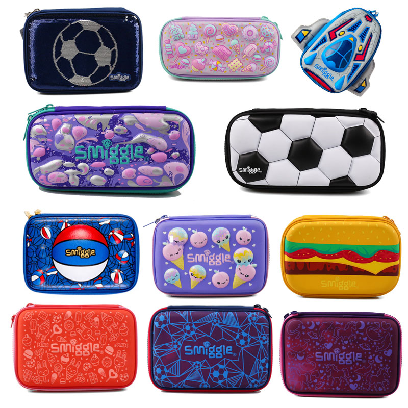 Australia smiggle new pen box may cartoon shape pencil box children's stationery box creative pen bag