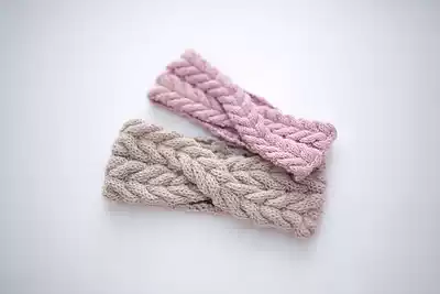 Cinnamon bread hair band Chinese translation text weaving diagram non-finished product photo Remarks mailbox