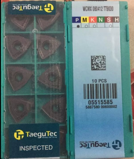 Korea TaeguTec CNC blade WCMX080412 TT9030