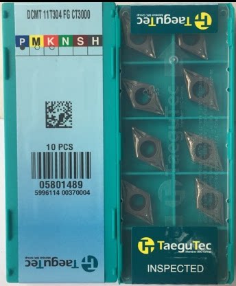 Korea Tefixk Numerical Control DCMT11T308FG DCMT11T308FG CT3000 CT3000 DCMT11T304FG CT3000 CT3000