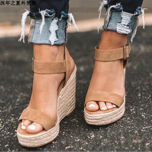 Summer Ultra High Wedges Heel Sandals Fashion   Sandals Shoe