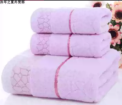 Cotton high quality thick soft bath towel face towels 3pcs