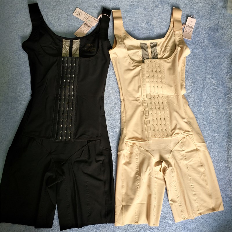 Aoxue Chess Body Carved Clothes C5-5030-1 Girdle Seal Four-breasted Button Waist Abdominal Lifting Hip Sculpting Body Shaping Clothes