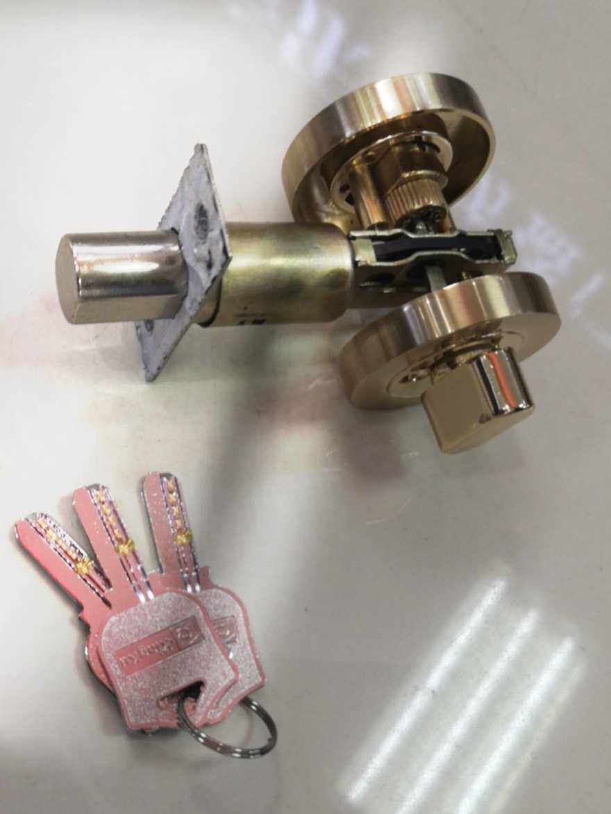 United States firmly kingku Fu Fu - Fu door lock lock auxiliary lock stainless steel aluminum door lock