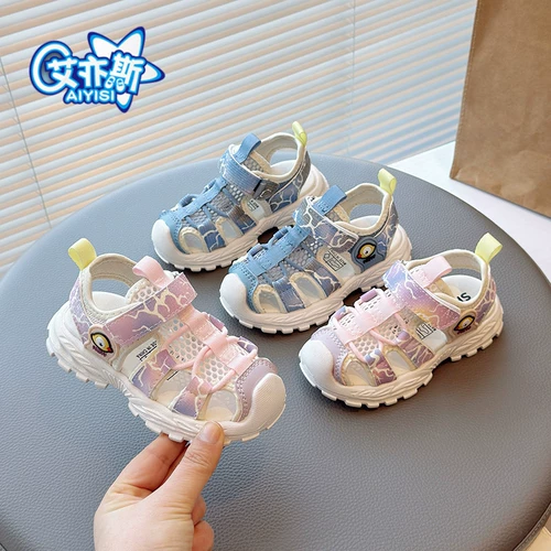 Летние детские сандалии для мальчиков, детская сумка, детская обувь, 1-2-3-4-5 лет