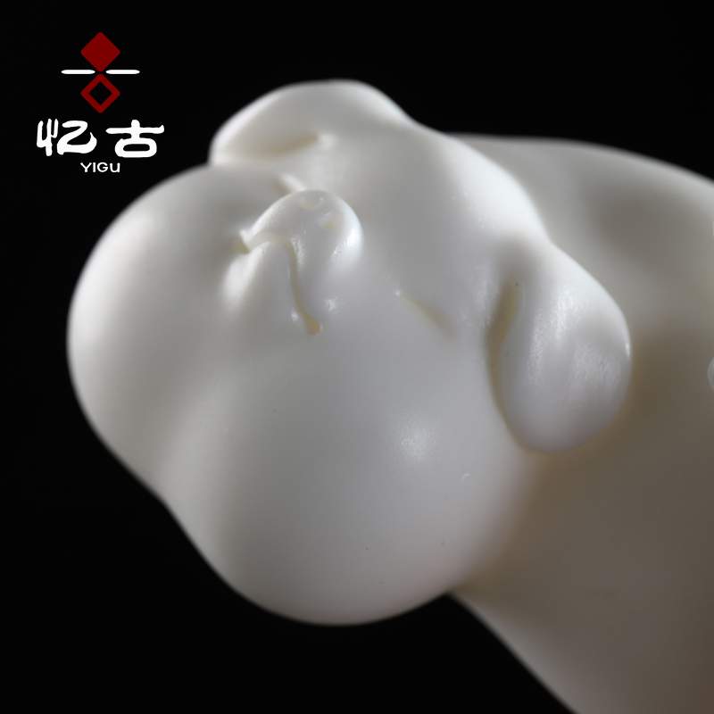 Furnishing articles have ancient white porcelain tea pet boutique tea tea tray accessories tea tea tea art kung fu tea tea pet pig