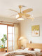 Disen Children's Room Airplane Fan Light for Boys and Girls with Electric Fan Bedroom Light Variable Frequency Internet Celebrity Creative Ceiling Fan Light