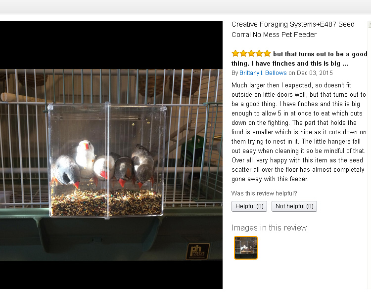 CAITEC American Foraging Paradise Parrot Bird Hộp chống rắc chim Bảo vệ thực phẩm tỉnh Làm sạch Vẹt cung cấp Nhỏ - Chim & Chăm sóc chim Supplies lồng lực chào mào