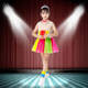 I love poached eggs performance costumes props shovel Xiaohe style children's dance costumes tutu skirt performance costumes for men and women