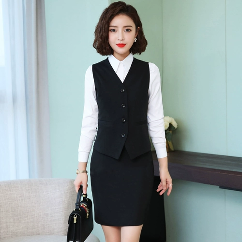 Осенний жилет, пиджак классического кроя, комплект, комбинезон, классический костюм