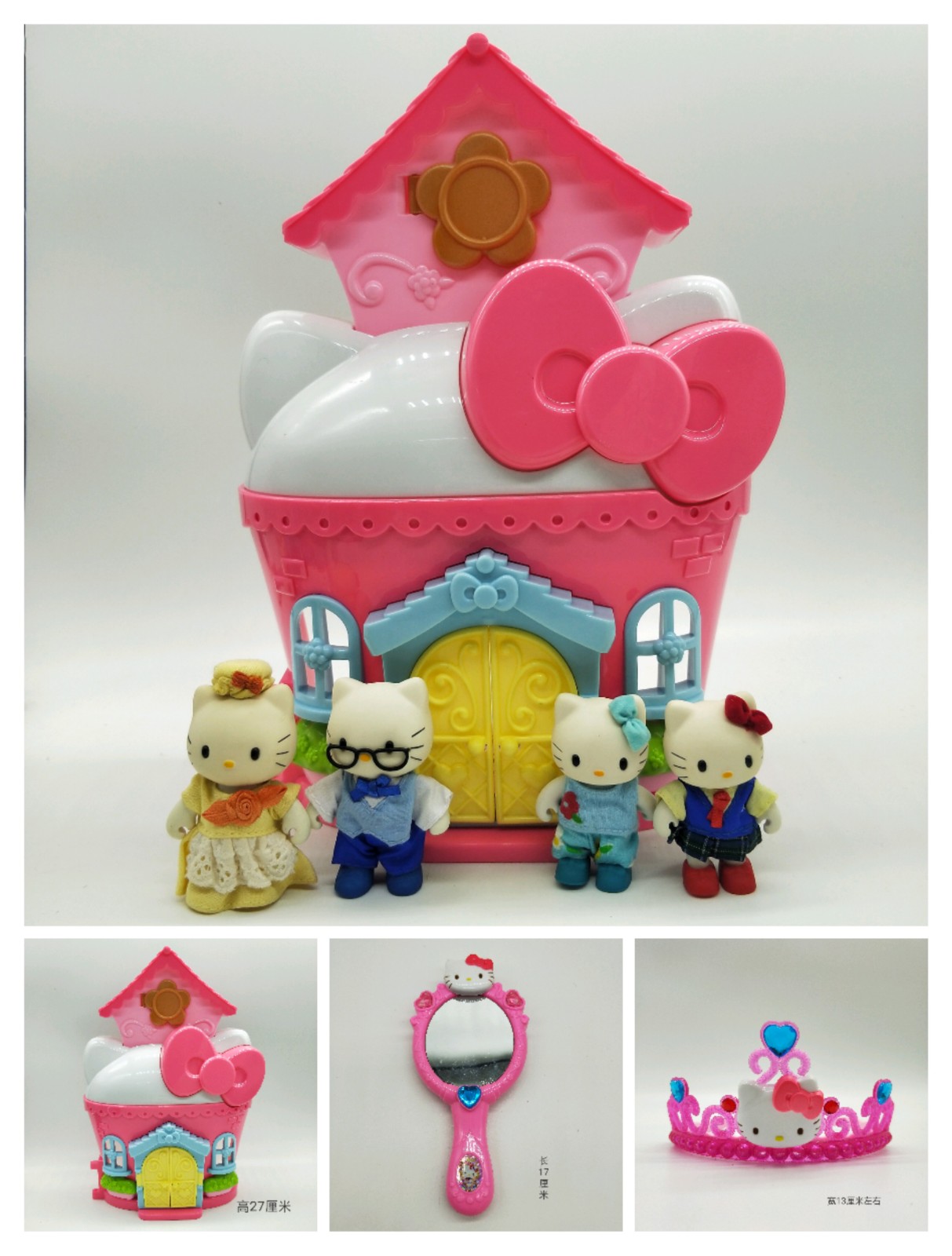 Genuine Casual Goods Mini Wandet KittyHello Gift Half Room Scene Model Toy Swing