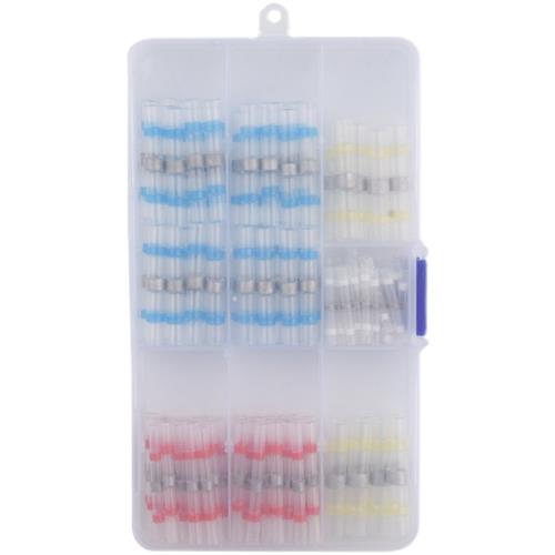Press-free solder ring Heat shrink pipe waterproof fast wiring terminal Divine Lamp Wire Butt Cold Press Protection Joint-Taobao