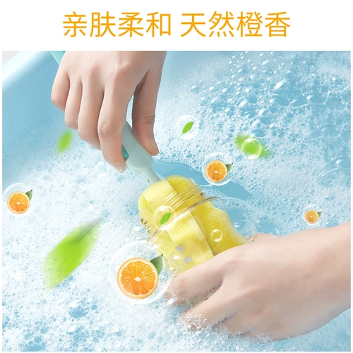 Импортная детская бутылочка для кормления для фруктов и овощей, детское моющее средство для бутылочек, сменное чистящее средство