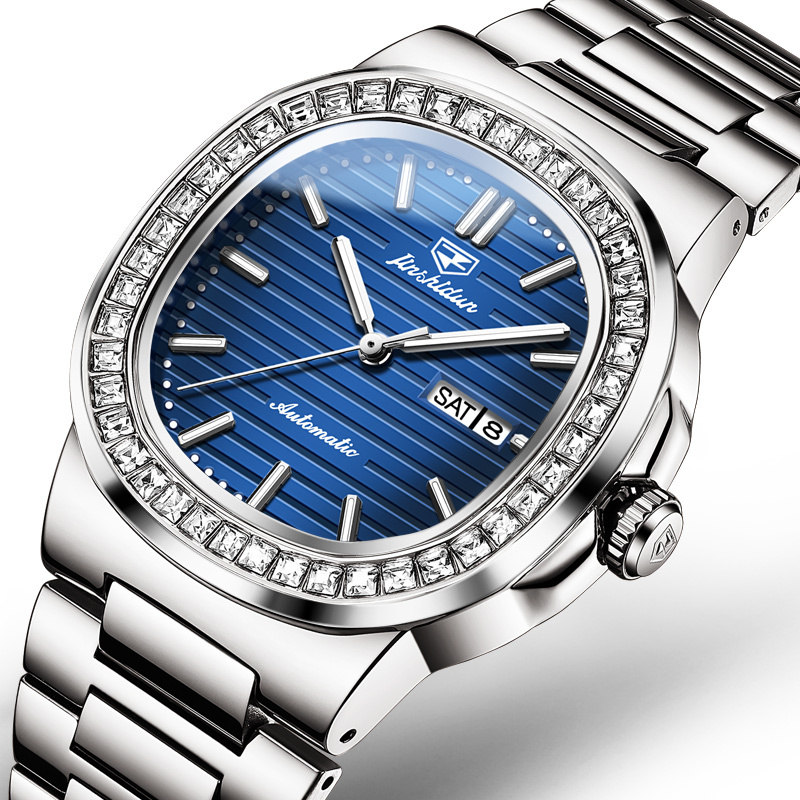 Rolex Swiss Nautilus Watch Men's Genuine Automatic Mechanical Watch Waterproof Luminous Trendy Ultra-Thin Luxury Watch Fashion