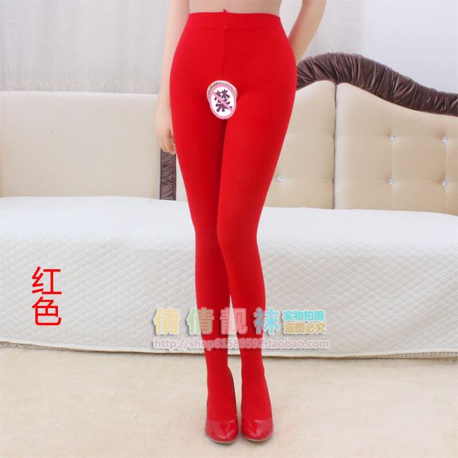 Mùa xuân và mùa thu chất lượng cao màu nhung jumpsuit womens vớ đáy thậm chí vớ kẹo màu pantyhose.