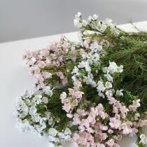 Nordic Ame simulation flower 3 branch small plum blossom fake flower silk flower bouquet with decorative flower material home flower arrangement