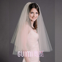 New Wedding Dresses Bridal Bridal Wedding Headwear Minimalist Mid-Length Fluffy Soft Yarn Super Fairy Photo Wedding Accessories