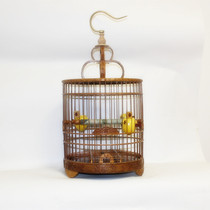 Birdcage Thrush cage Bamboo birdcage Purple birdcage Carved birdcage Full set of bird cages with bird cages