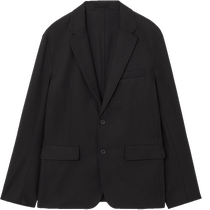 COS Hommes Wear Standard Modèle Single Row Delete Costume Noir 2024 Printemps Nouveau produit 1217342001