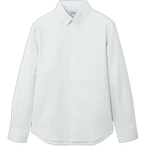 COS Mens Standard Striped Button-Down Oxford Shirt 2024 New Product 1158253004