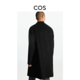 Шерстяное двусторонное черное осеннее шерстяное пальто для отдыха, косплей