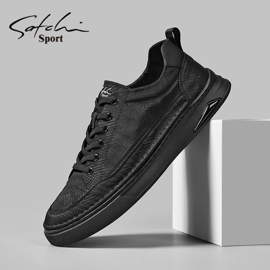 Satchi/Sachi Men's Shoes Genuine Winter Versatile Sneakers Handmade Cloth Shoes Men's Casual Shoes Soft-Soled Canvas Shoes