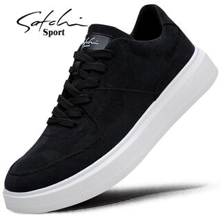 Shachi Men's Shoes Genuine Warm Fleece-Lined 2025 New Men's Casual Shoes Versatile Canvas Shoes Low-Top Versatile Sneakers