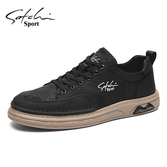 Shachi Men's Shoes Genuine Canvas 2025 New Autumn Thin Casual Sneakers Men's Low-Top Sports Flat Canvas Shoes