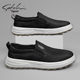 Satchi Men's Shoes Winter Cloth Shoes 2025 New Style Slip-On Loafers Versatile Soft-Soled Slip-On Sneakers