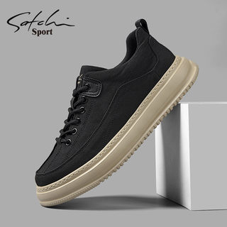 Satchi/Sachi Men's Shoes Winter 2025 New Casual Shoes Men's Sports Sneakers Trendy Versatile Canvas Shoes