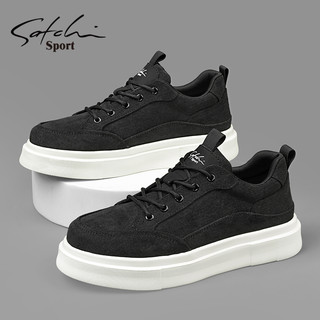 Satchi/Sachi Men's Shoes Winter 2025 New Trendy Versatile Sneakers Men's Thick-Soled Sports Casual Shoes