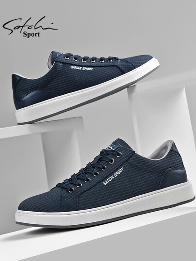 Shachi Men's Shoes Official Genuine Product Winter 2025 New Trendy Men's Sports Casual Shoes Travel Mesh Sneakers