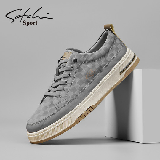 Satchi/Satchi Men's Shoes Autumn 2025 New Canvas Casual Shoes Trendy Versatile Men's Sneakers Sports Shoes