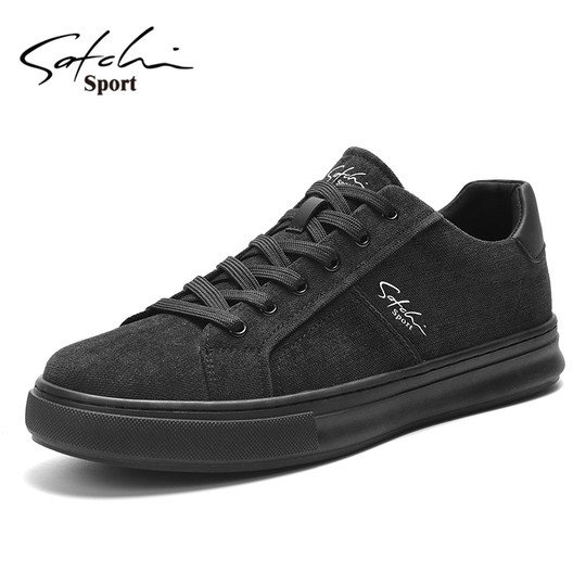 Satchi/Sachi Men's Shoes Genuine Autumn 2025 New Men's Casual Sneakers Trendy Versatile Handmade Cloth Shoes