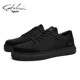 Sachi Men's Shoes Autumn 2025 New Genuine Canvas Shoes New Versatile Trendy Youth Black Casual Sneakers