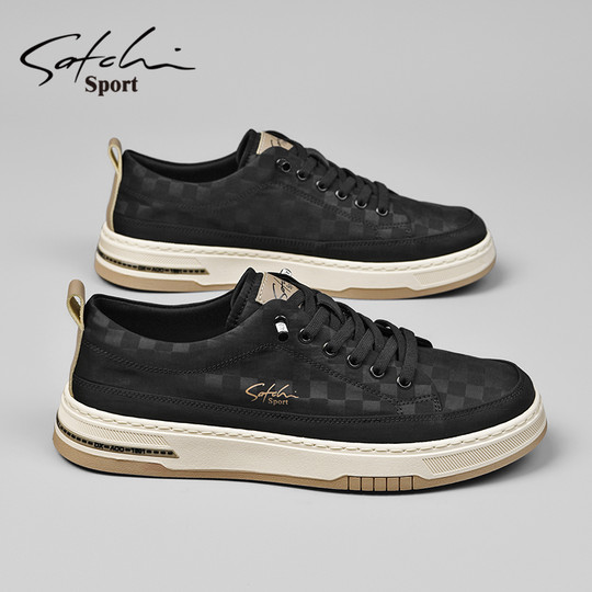 Satchi/Satchi Men's Shoes Autumn 2025 New Canvas Casual Shoes Trendy Versatile Men's Sneakers Sports Shoes
