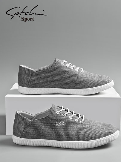 Shachi Men's Shoes 2025 New Autumn Men's Casual Shoes Versatile Canvas Shoes Linen Thin Slip-On Cloth Shoes