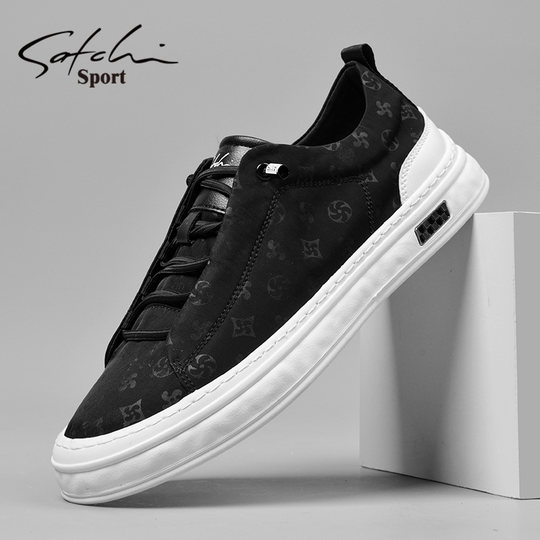 Satchi Men's Shoes Autumn 2025 New Casual Shoes Trendy Versatile Cloth Shoes Casual Shoes Soft Sole Sneakers