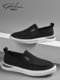 Shachi Men's Shoes Genuine Autumn 2025 New Style Cloth Shoes Men's Casual Shoes Versatile Sneakers Slip-On Shoes