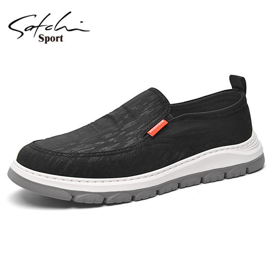 Satchi/Sachi Men's Shoes 2025 New Winter Breathable Men's Driving Casual Soft-Soled Lightweight Slip-On Shoes