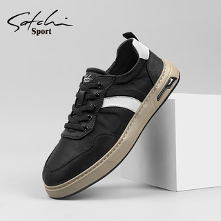 Sachi Men's Shoes Winter 2025 New Casual Canvas Shoes Soft-Soled Sports Shoes Business Style Driving Trendy Comfortable Shoes