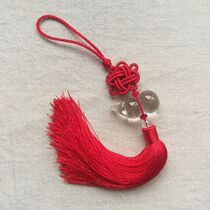 Original handmade gourd tassel bag hanging office home small hanging decoration Fu Lu Ping