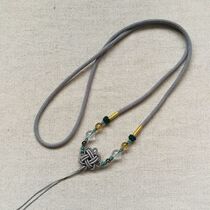 Handmade high-grade crystal jade jewelry lanyard sweater chain hanging rope natural DIY jewelry accessories