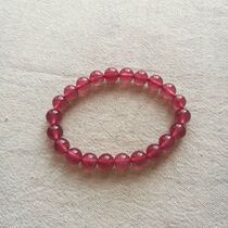 Natural strawberry Crystal Zhaozheng peach blossom promotion bracelet