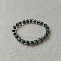 Natural cornucopia green ghost ball bracelet